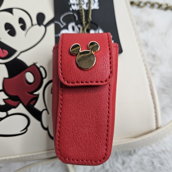 Disney Mickey Mouse Cream and Red Tote Bag - Picture 7 of 16